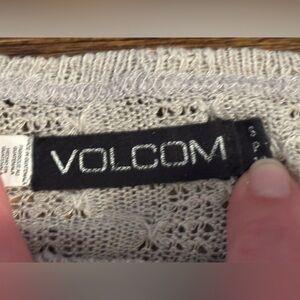 Volcom Light Gray Knit Sweater